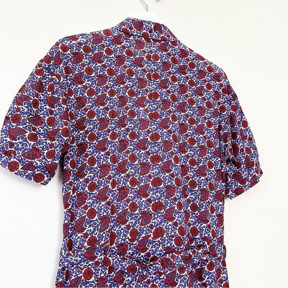 XiRENA Grady Romper Nichols Floral Cotton Belted - Picture 13 of 14